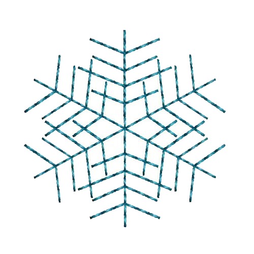 snowflake outline type machine embroidery design, digital embroidery, snow flake, NPE, Needle Passion Embroidery